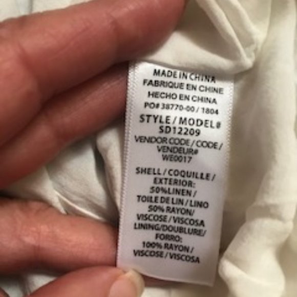 NWT Splendid Striped Linen Blend Tiered Maxi Dress - Picture 8 of 9